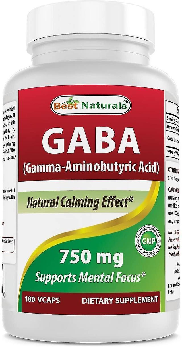 Best naturals gaba 750mg 180 vegetarian capsules on Productcaster.