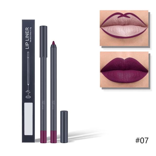 3 In 1 Makeup Lip Line Pencil Colorful Hydrating Lasting Lip Stick Waterproof Lipstick Lip Liner 07 on Productcaster.