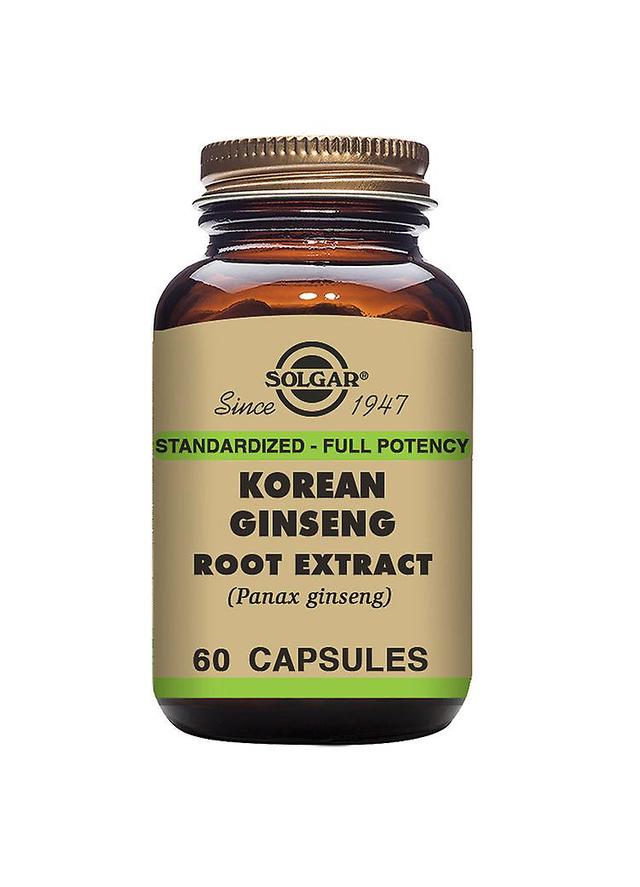 Solgar korean ginseng root extract 60's on Productcaster.