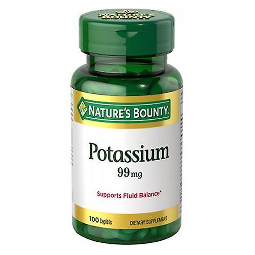 Natures Bounty Nature's Bounty Potassium,99 mg ,100 Caplets (Pack of 2) on Productcaster.