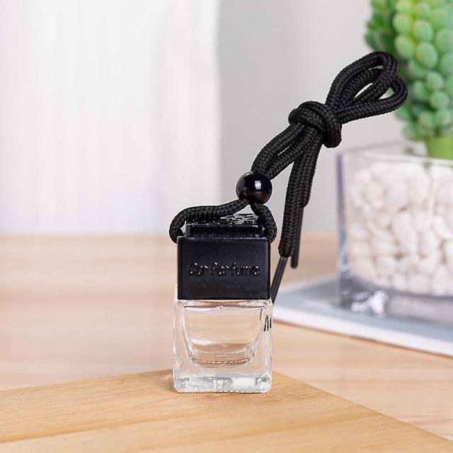 Car Air Freshener Empty Bottle Pendant Refillable Perfume Hanging Glass Bottle Transparent Diffuser Pendant Car Accessories on Productcaster.