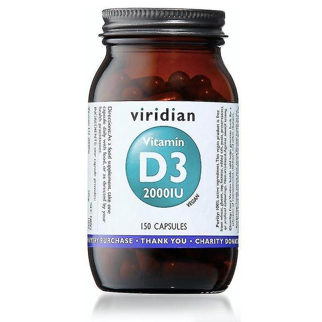 Vitamina D3 (vegana) 2000iu Veg Caps 150 (279)- on Productcaster.