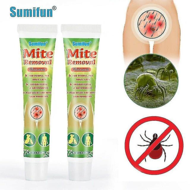 2pcs Herbal Plant Care Body Care With Acarid And Lice Killing Cream on Productcaster.