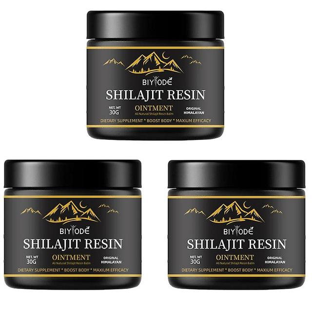 3ks Pure 100% himalájsky shilajit, mäkká živica, organická, extrémne silná, fulvová kyselina on Productcaster.