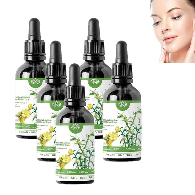 Dendrobium & Mullein Extract Herbal Drops - Powerful Lung Support, 1PCS 5PCS on Productcaster.