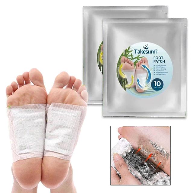 10x Takesumi Foot Patch Aromatic Herbal Dehumidification Bamboo Charcoal Gh on Productcaster.