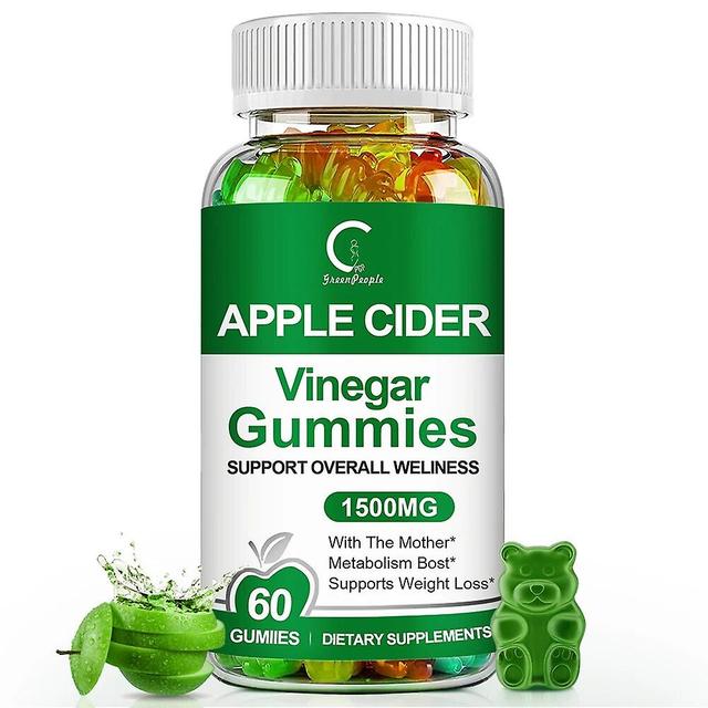 Hikig Nature Malic Acid Green Apple Cider Vinegar Slimme-Gummies Ketogenic diet Fat-Burner Weight management 10pcs on Productcaster.