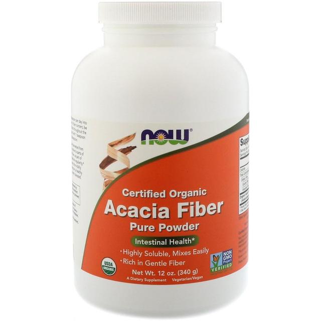 Now Foods, Certified Organic, Acacia Fiber, Powder, 12 oz (340 g) on Productcaster.