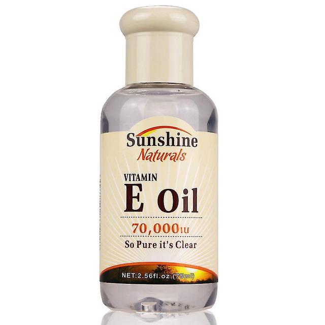 Sunshine Naturals Vitamín E olej 70000iu tekutý 2.5 oz Olej na starostlivosť o pleť proti starnutiu on Productcaster.