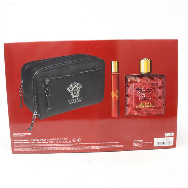 Timubike Versace Eros Flame Eau De Parfum 3-Pcs Set / New With Box on Productcaster.