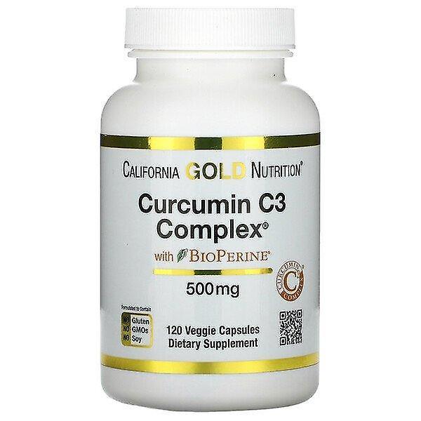 California Gold Nutrition, Curcumina C3 Complex com BioPerine, 500 mg, 120 cápsulas vegetais on Productcaster.