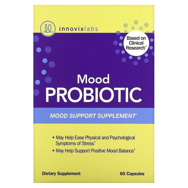 InnovixLabs, Mood Probiotic, Mood Support Supplement, 60 kapselia on Productcaster.