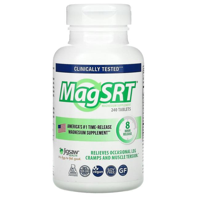 Jigsaw Health, MagSRT, aika-antava magnesium, 240 tablettia on Productcaster.