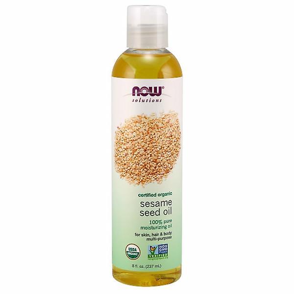 Aceite de semilla de sésamo orgánico de Now Foods, 8 oz (paquete de 1) on Productcaster.