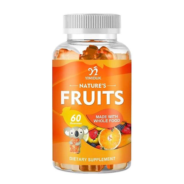 Visgaler Natural Fruit And Veggie Supplement Gummies Vitamins & Minerals 100% Boost Energy Immunity And Gut Health Fruit 1 Bottles on Productcaster.