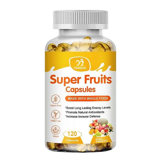 Eccpp Natural Fruit And Vegetable Supplements Capsules Filled With Vitamins And Minerals Promote Antioxidants Increase Lmmune Defense Fruit 1 Bottles on Productcaster.