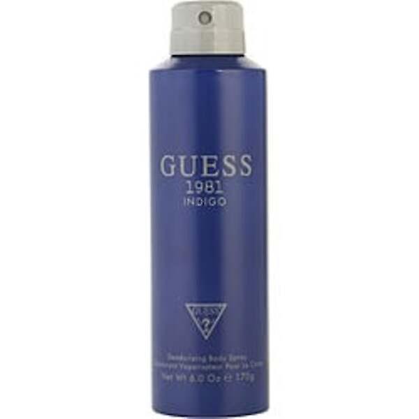 GUESS 1981 INDIGO by Guess DEODORANT BODY SPRAY 6 OZ For Men 7.6 OZ on Productcaster.