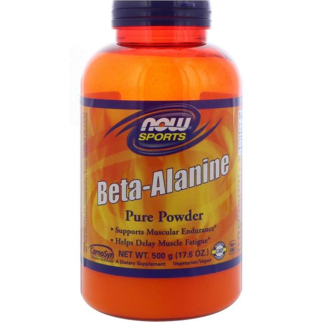 NOW Foods Nu Fødevarer, Sport, Beta-Alanin, Rent pulver, 17,6 oz (500 g) on Productcaster.