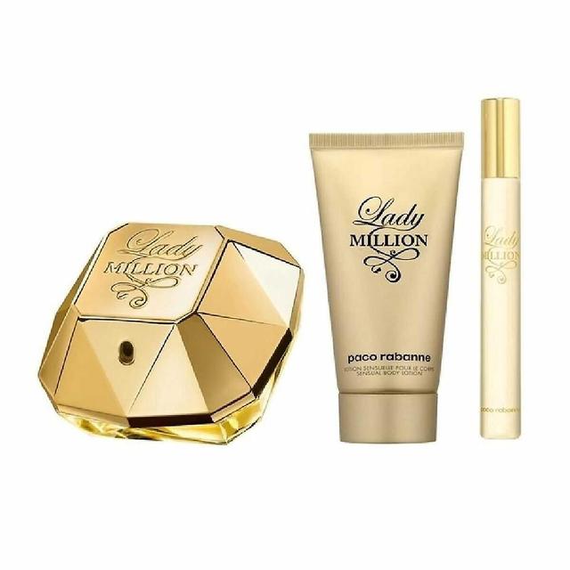 Ensemble de parfum pour femmes Paco Rabanne Lady Million Fabulous (3 pcs) on Productcaster.