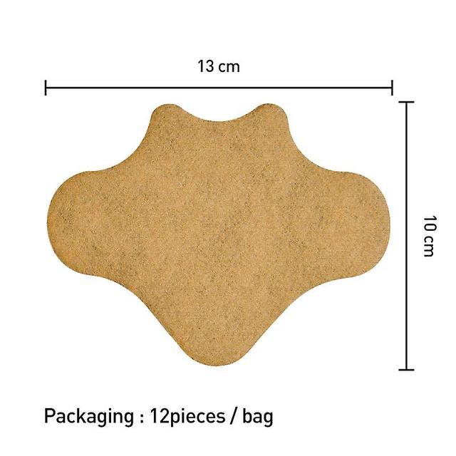 12PCS/Bag Lumbar Vertebra Plaster Wormwood Extracts Bone Patch Joint Ache Arthritis Pain Relief Patch Body Care New Black on Productcaster.