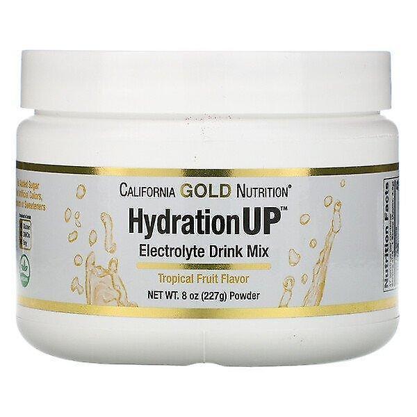 California Gold Nutrition, HydrationUP, Electrolyte Drink Mix Powder, Tropical Fruit, 8 oz (227 g) on Productcaster.