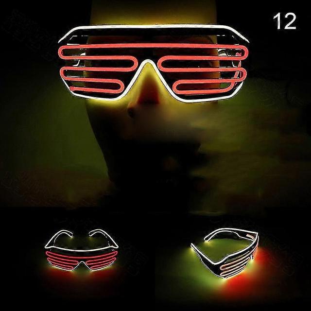 Shutter Double Flashing Glasses Led Goggles For Bar 12 on Productcaster.