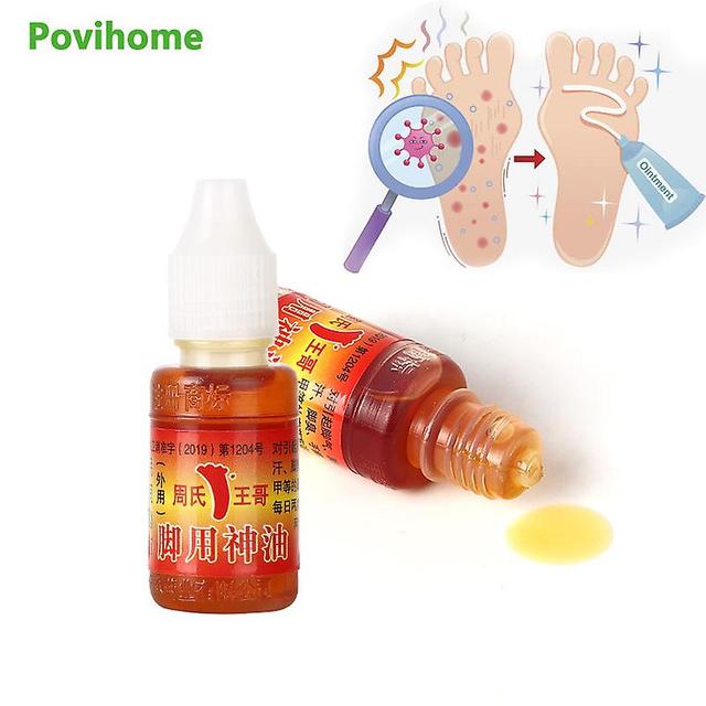 Qian 1stk 10 ml fod Beriberi olie atlet fod antibakteriel creme Fjern svedlugt Anti kløe fod Sundhedspleje Medicinsk gips 1pcs 10ml on Productcaster.