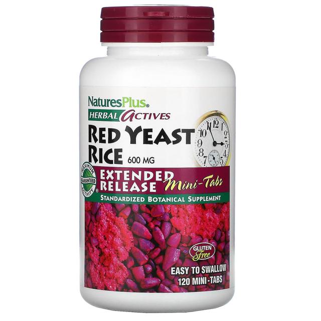 Nature's Plus NaturesPlus, Herbal Actives, Red Yeast Rice, 300 mg, 120 Mini-Tabs on Productcaster.