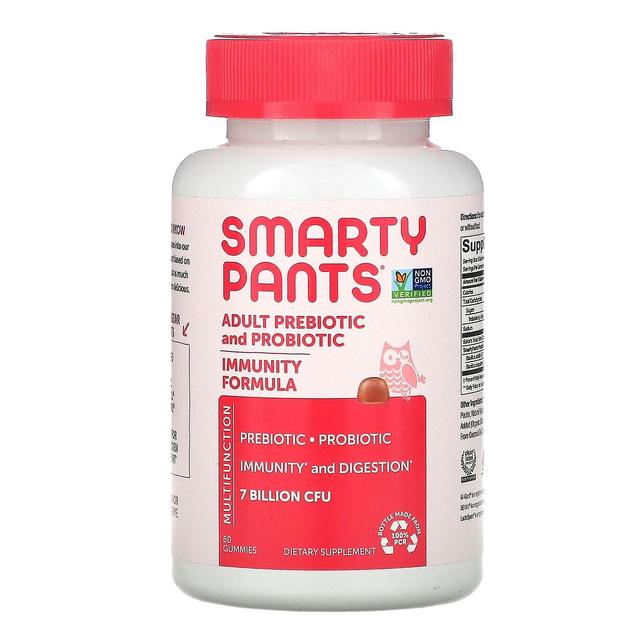 SmartyPants, aikuisten prebiootti ja probiootti, mansikka creme, 7 miljardia CFU, 60 kumia on Productcaster.