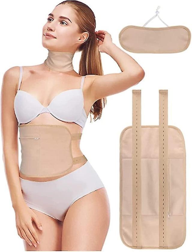 Castor Oil Pack Wrap Abdomen Neck, Prevent Leaking Aid Sleep Auxiliary khaki on Productcaster.