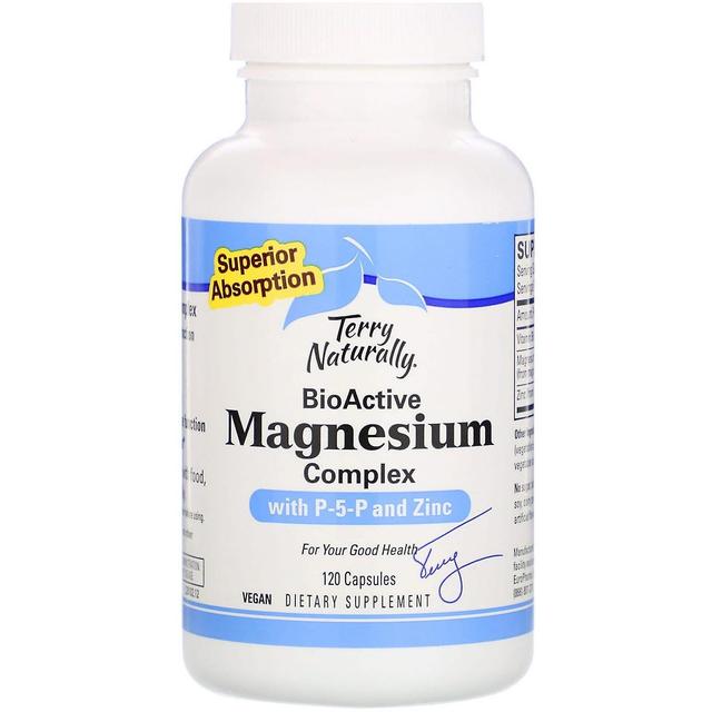 Terry Naturally Terry Natürlich, BioActive Magnesium Complex mit P-5-P und Zink, 120 Kapseln on Productcaster.