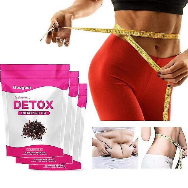 2-3bag Detox Tea All Natural Supports Healthy Weight Fit Reduce Bloating Help 3Bags-84Pcs on Productcaster.