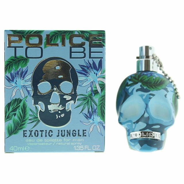 Police To Be Exotic Jungle Man Eau De Toilette Spray 40ml 0.04l on Productcaster.