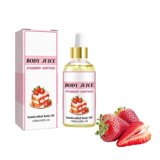 Menghui Body Juice Oil, Body Juice Oil Strawberry Shortcake, 120ml Body Juice Oil Peach for Women (Strawberry 1Pcs) Strawberry 1Pcs on Productcaster.