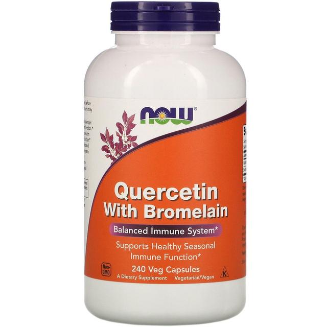 Now Foods, Quercetin with Bromelain, 240 Veg Capsules on Productcaster.