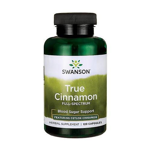 Swanson True Cinnamon Full Spectrum 120 capsules on Productcaster.