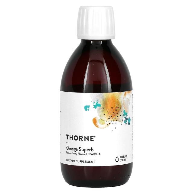 Thorne Research, Omega Superb, Lemon Berry, 8.45 fl oz (250 ml) on Productcaster.