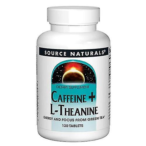 Source Naturals Caffeine+ L-Theanine, 120 Tabs (Pack of 1) on Productcaster.