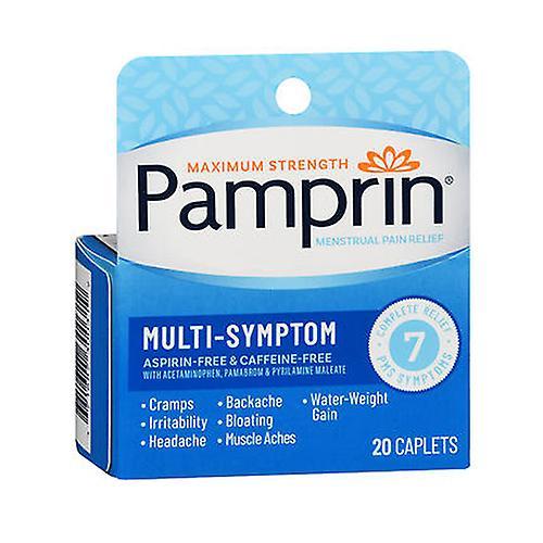 Pamprin Multi-Symptom Caplets, 20 Tabs (Pack of 1) on Productcaster.