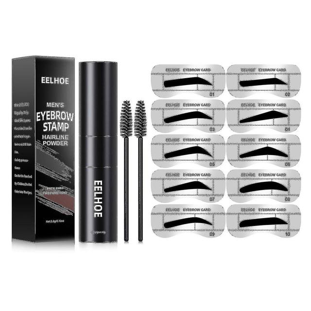 Sl Chang Eelhoe Men's Hairline Portable Eyebrow Powder Repair Shadow Refill Hairline Modified Eyebro on Productcaster.