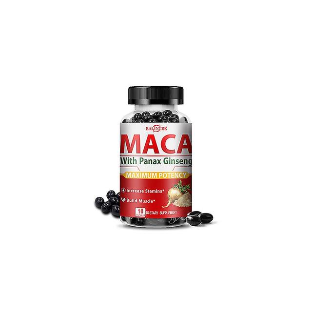 Vorallme Maca Root Supplements Can Help Increase Energy, Improve Stamina, And Improve Mood. Promotes Reproductive Health, Fights Fatigue 10 count-1... on Productcaster.