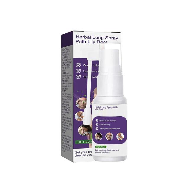 Chicoque Herbal Lung Cleanse Spray,relieve Expectoration, Dry Itching Throat Lung Cleansing Spray 2pcs on Productcaster.