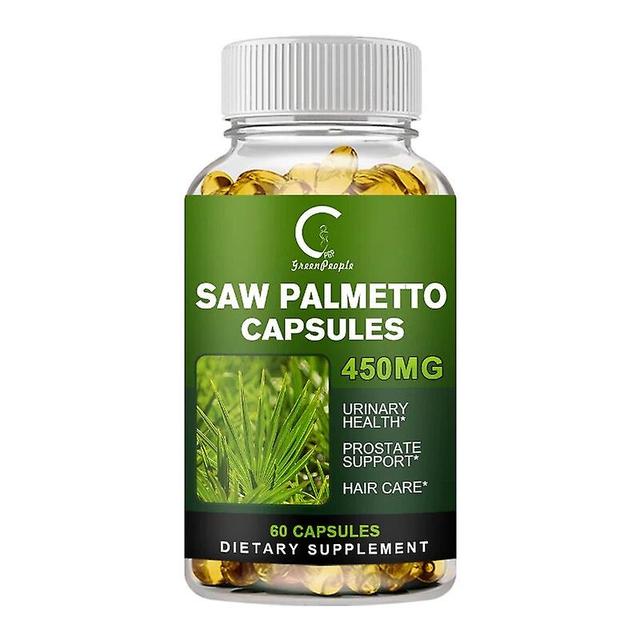 Hikig Saw Palmetto Extract Male urogenital system care Capsule Urinary &Prevents Hair Loss hormone regulationFor Male 60pcs on Productcaster.