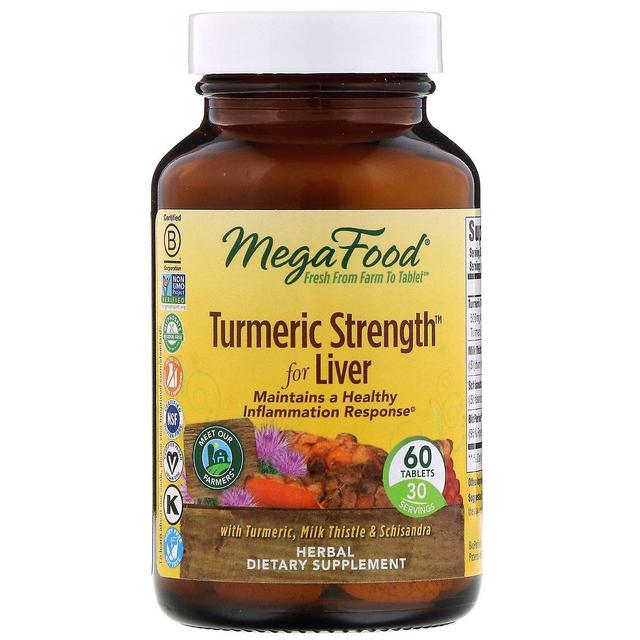 MegaFood, Turmeric Strength for Liver, 60 Tablets on Productcaster.