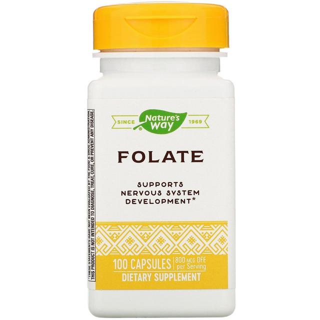 Nature's Way Natura's Way, Folate , 800 mcg, 100 Capsule on Productcaster.