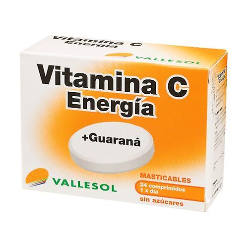 Vallesol Vitamin C and Guarana 24 tablets on Productcaster.