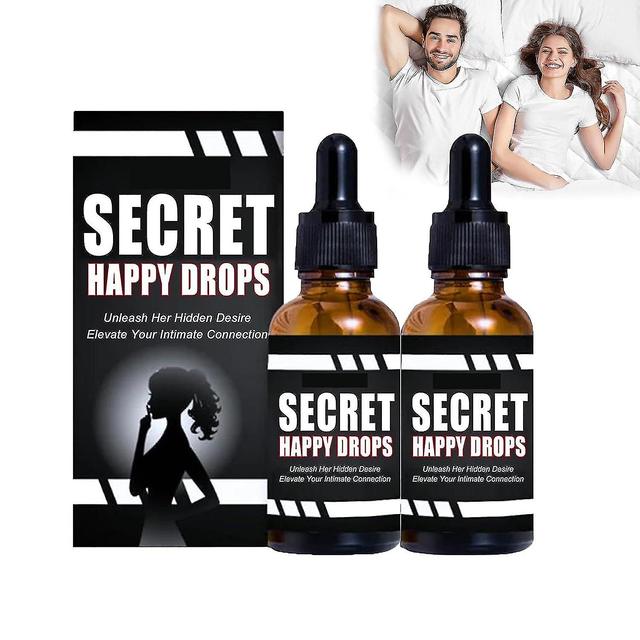 Secret Happy Drops Pleasurepeak Oral Drops, Body Care Hormones Drops, Enhancing Sensitivity And Pleasure, Enhancing Intimacy -30ml 2pcs - 60ml on Productcaster.