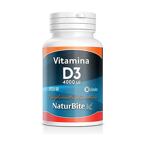 Naturbite Vitamin D3 4000IU 60 capsules on Productcaster.