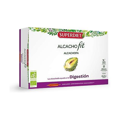 Super Diet Artichokefit Bio (digestion) 20 ampoules of 15ml on Productcaster.