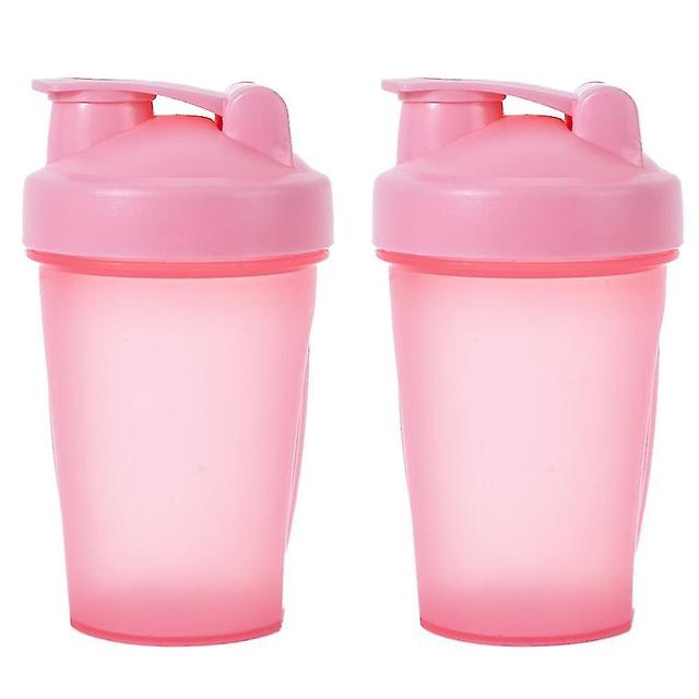 Shaker Flaske Protein Opbevaring Til Pulver Træning Gym Wire Whisk Balls pink on Productcaster.